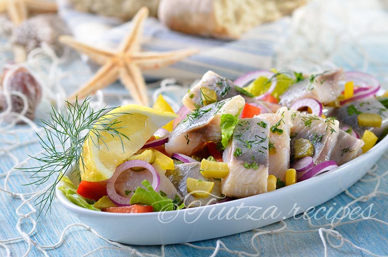 Reteta de salata de peste marinat